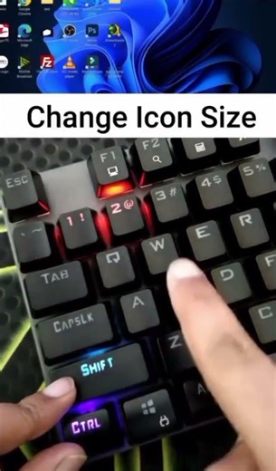 Change icon size on your computer #himratech #computer #tech