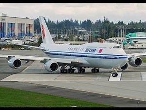 Air China's first Boeing 747-8I (B-2485) delivery flight full