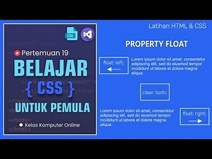 Belajar HTML Dan CSS Dari Nol Mastering CSS Float: Cara Mudah Mengatur Layout dengan Float!