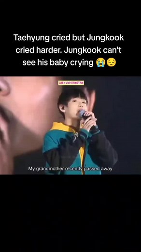 Emotional Moment: Tae Crying for His Grandmother