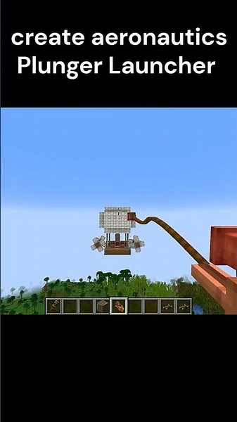 Create Aeronautics - Plunger launcher