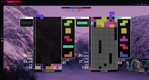 #tetrio day 3 of beating a high rank in tetrio