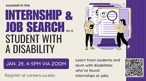 Succeed in the Internship & Job Search as a Student with a Disability (Winter 2025)