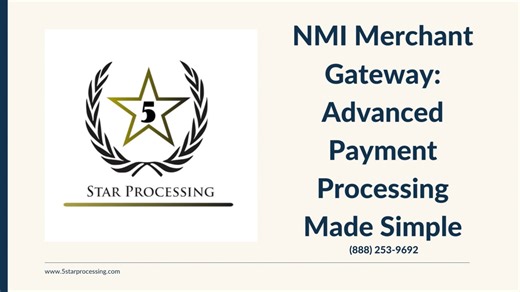 NMI Merchant Gateway Advanced Payment Processing Made Simple