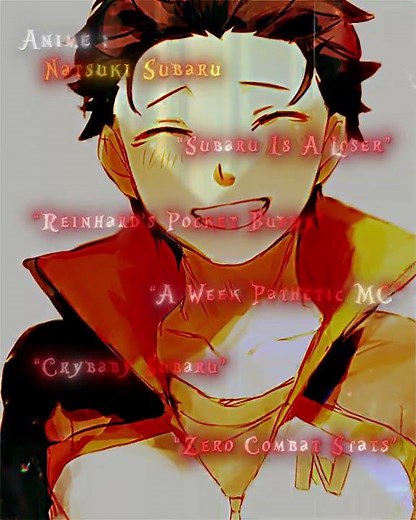 What Happens After a Million Deaths?💀 - Subaru Natsuki [ Re:zero Edit ]