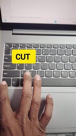 🔥CUT PASTE KEY SHORTCUT #windows11 #viralshort #knowledge #laptop