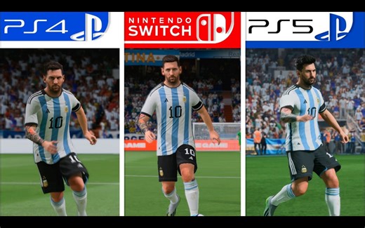 EA Sports FC 24 | Switch - PS4 - PS5 | 画质与帧数详细对比 | 作者：ElAnalistaDeBits