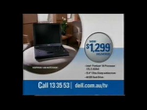 Dell Commercial (2005) (VERY GIGARAREST INTEL LOGO EVER)