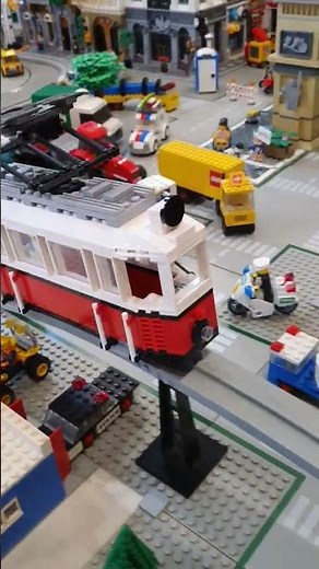 LEGO® City Straßenbahn #lego #legocity #legofan #legomonorail #monorail #shorts