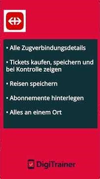 SBB Mobile Einführung – App einfach erklärt | DigiTrainer Schritt für Schritt Anleitung