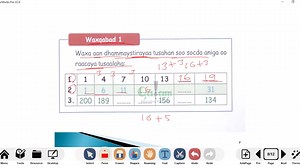 Dugsiga dhexe, Fasalka 7aad, Maadada xisaabta, Cutubka 1aad, Cashirka 1aad Tirooyinka. Si aad u daawato cashirada oo dhameystiran fadlan kala soo dag linkiga hoose : https://bit.ly/3rnwV4j | Qalam Education Platform
