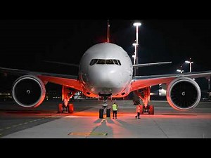 GE90-115B | Turkish Cargo Boeing 777F Engine Startup