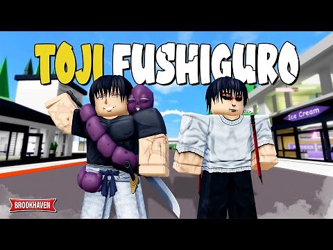 Cara Membuat TOJI FUSHIGURO (Jujutsu Kaisen) Di Brookhaven W/ID - Roblox