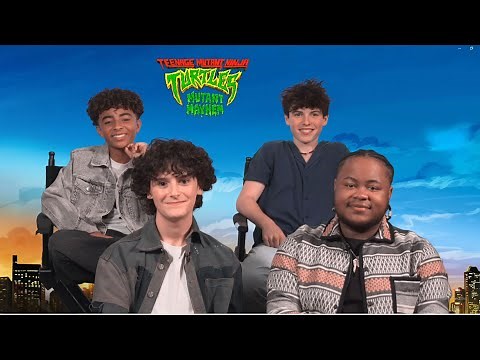 Teenage Mutant Ninja Turtles: Mutant Mayhem Turtles Voice Actors Interview