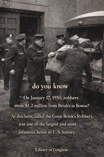 The Great Brink's Robbery, 1950 | #untoldarchive #hiddenhistory #untoldhistory