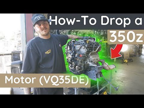 How to Drop a 350z VQ35DE Motor | Full DIY Engine Removal Guide