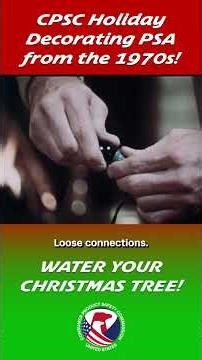 CPSC PSA Archive | Holiday Decorating Safety in the 1970s