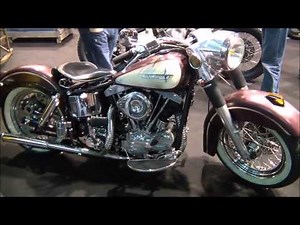 Harley Davidson FLH 1340 Shovelhead custom motorcycle old school bobber