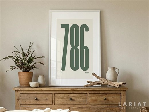 786 Area Code Poster Print, Miami Print, Florida Artwork, Typographic Gallery Wall Art Decor, Modern Home State Design, Gallery Wall Art - Etsy