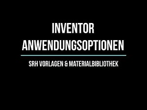Inventor Vorlagen und Materialbibliothek