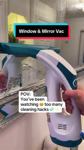 Cordless Window VAC Cleaner for Streak-Free Shine