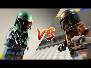 The Mandalorian V.S Boba fett LEGO Star wars Stopmotion