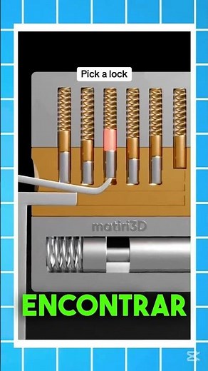 ¡Cómo abrir una cerradura en menos de 40 segundos! (📸: matiri3d)