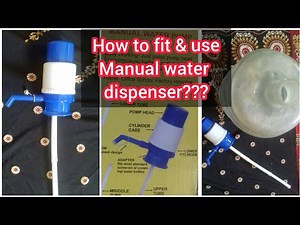 Unboxing & installation of MANUAL PUMP for bottled water/hand pump/Manual water pump/water dispenser