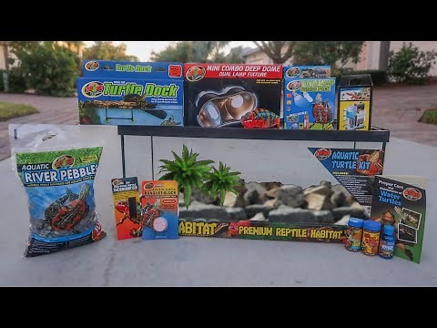 AQUATIC TURTLE STARTER KIT!! *AMAZING*
