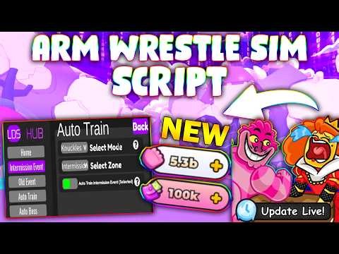 *NEW* Arm Wrestle Simulator Script (PASTEBIN 2026) ( AUTO EVENT , AUTO TAP , WIN AUTOFARM )