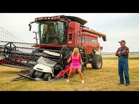 Karen Chained Her Golf Cart to My Fence—So I Drove My Harvester Over It!Entitled People Reddit