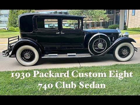 1930 Packard Custom Eight 740 Club Sedan