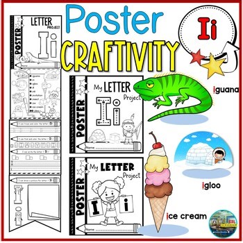 Letter Ii | Poster Craftivity | Alphabet, Letter Recognition & Phonics