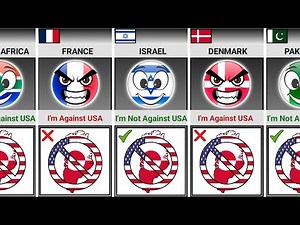 If The USA Captures Greenland, Countries That Against The USA or Not [Countryballs]