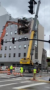 484K views · 405 reactions | Video footage of mechanical demolition underway on the Sycamore Building in Downtown Evansville. 4th Street from Sycamore to Main is closed to vehicular traffic until Tuesday, September 28. Stephan G. Sanders Fine Men's Clothiers and Bargetown Market on 4th Street remain open for business! | Downtown Evansville Indiana | Facebook