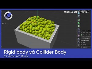 Rigid body và Collider Body - C4D