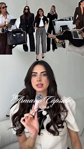 Armario cápsula oficina 🤎✨💻 Pocas prendas pero BÁSICAS para poder armar looks elegantes, cómodos y sin que tengas que pasar horas pensando en que vas a usar cada día! 🫰🏻🙂‍↔️ Cuéntenme si les gustaría un video explicándoles comp@combinar y armar outfits INFINITOOOS bebas!!! Muchos muchos besitoooos, que tengan un día hermoso 💖 | solvargas__