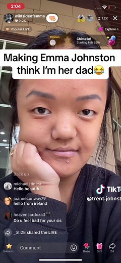 Making Emma Johnston Think I'm Her Dad: A Hilarious Prank