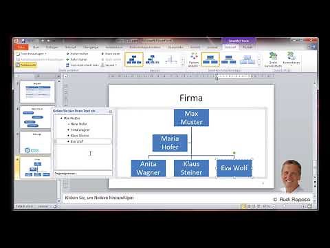 Creating and editing organizational charts