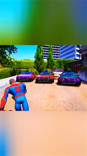 Spiderman Destroying Every Flying Cars in gta 5 #gta