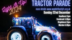 Weald of Kent YFC Light It Up! Tractor Parade 2024