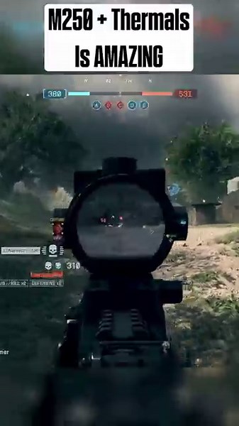 M250 + Thermals is AMAZING #battlefield6 #bf6