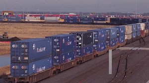 On The Blog  See how smart packaging and standardized containers unleashed efficiency through intermodal transportation, transforming rail from a domestic hauler to a global powerhouse and the world's most cost-effective and efficient network. https://bit.ly/47on0ja | Association of American Railroads | Facebook