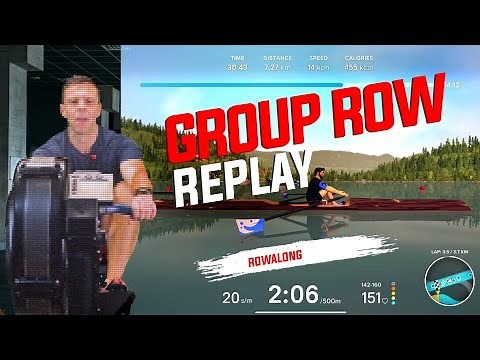 RowAlong: Virtual Rowing Adventure - EXR Group Row Replay (Feb 18th, 45 Minutes)