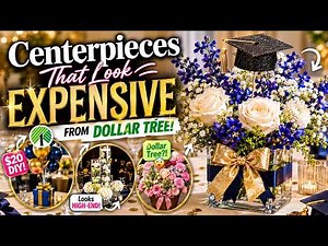 5 DIY Graduation Centerpieces That Look Like $100+ Decor! 🎓💰