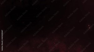 Red atmospheric particles overlay. Small particles slowly rising to add depth to video as an added texture and an interesting atmosphere