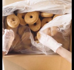 Rich's Homestyle Yeast-Raised Ring Donuts, Pre-Fried and Ready-to-Finish, 2.1oz Donuts, 84 per case