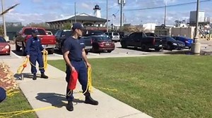 "KOBE!" US Coast Guard Station Gulfport uses slow motion video to train crew members in line heaving techniques. | U.S. Coast Guard Heartland