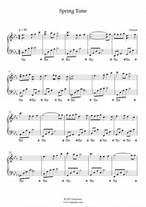 Spring Time (Yiruma) - Piano Sheet Music