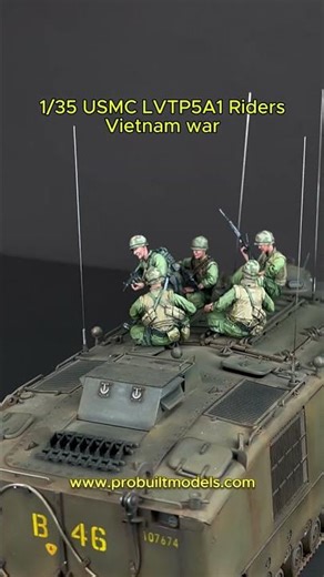 1:35 USMC LVTP5A1 Riders – Vietnam War Pro Painted Figures (Ultra Realistic)